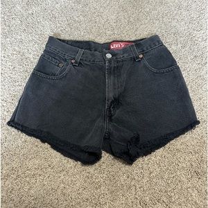 Levi’s Black Jean Shorts- Size: 2